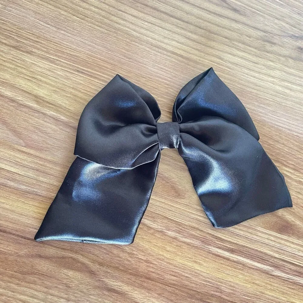 New Coquette black hair bow for women and girls